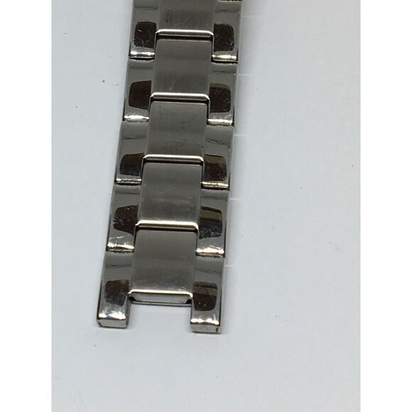 Fossil Watch Partial Band Bracelet Parts Links 18mm Poor Condition Lug 10mm T754 - Picture 3 of 8